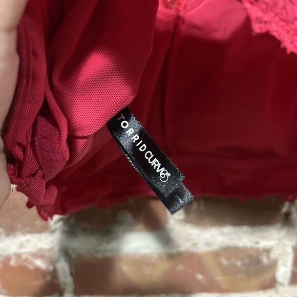 Torrid Curve Bralette Lace Cami Plus Size Size 1 Wireless - Picture 3 of 3